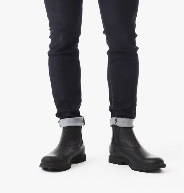 Sorel Herr Stövlar Svarta - Madson™ Ii Chelsea - UOX-607248